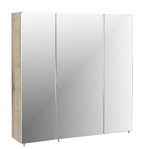 Schildmeyer Trient Armario con Espejo, Madera, Roble Salvaje, 70 cm