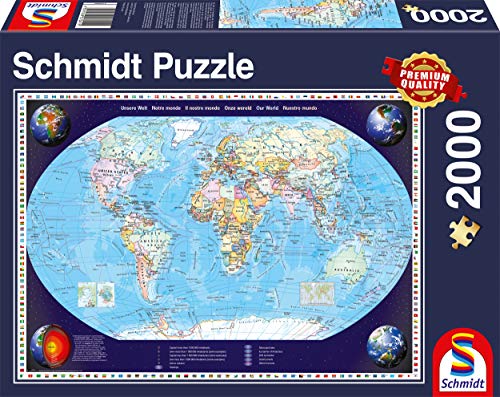 Schmidt Spiele - Puzzle con marco, 2000 piezas (57041)