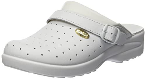 Scholl - F239271065390, Zapatos para Profesionales médicos, Bianco,