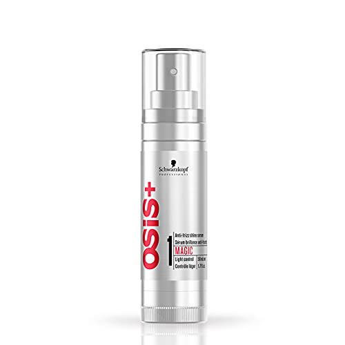 SCHWARZKOPF OSIS MAGIC, Crema de brillo antiencrespado, 50 ml