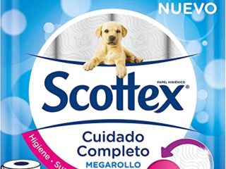 Scottex Megarollo Papel Higiénico, 48 Megarollos (equivale a 96 rollos estándar)