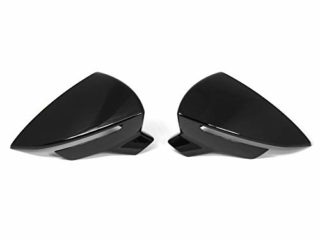 Seat 6F0072530041 - Cubiertas para espejos retrovisores exteriores, originales, color negro