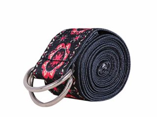 Sebasti Banda elástica de resistencia para yoga gradiente rojo profundo 1 pieza 1 producto de venta tamaño 183 x 3,8 cm. Material: algodón