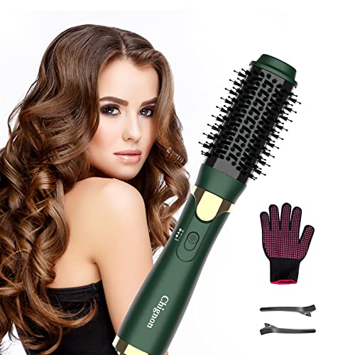 Secador Cepillo Multifuncional Cepillo de Aire Caliente Chignon Cepillo Alisador Pelo Secador Pelo Peine Cepillo para Alisar el Cabello con Iones Negativos Anti-escaldaduras