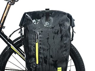 Selighting Bolsa Alforja Trasera para Bicicleta 25L, Grande Bolsa Bicicleta Multifunción Carretera MTB Bicicleta de Montaña (Verde)