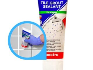 Sellador de juntas para duchas 200ml | No más grietas en las juntas de la ducha | Juntas blancas y sin moho | Reparador y renovador de azulejos especial baño