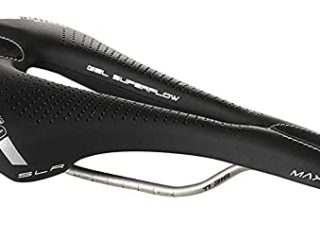 Selle Italia MAX SLR Gel Superflow L Sillines, Negro, Talla Única