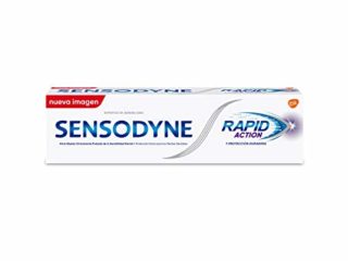 Sensodyne Rapid Action Pasta de Dientes con Flúor para Dientes Sensibles, Alivio Rápido del Dolor de la Sensibilidad Dental, 75 ml
