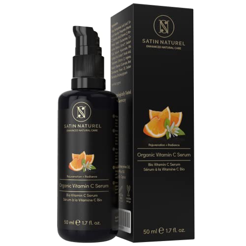 Serum de Vitamina C orgánico Doble Complejo de Vitamina C, E, Aloe Vera - Vegano de Alta Calidad - Serum Facial (50ml)