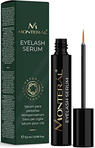 Serum Pestañas - Crece Pestañas y Cejas Made in Spain - Tratamiento Fortalecedor de Crecimiento Pestañas Largas - Alargador de Pestañas con Ingredientes Naturales sin Hormonas y Parabenos - Monteral