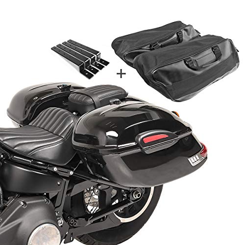 Set Alforjas rigidas + Bolsas Interiores Moto Custom Delaware Maletas