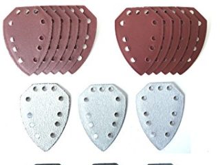 Set de 30 lijas para amoladora manual Parkside PAHS 10.8A1, PAHS 12A1, PHS 160A1, PHS 160B2, PHS 160B3, PMS 130, XQ, XQSE, dimensiones ;nticas a PHSZ30A1, PHSZ30B2, PHSZ30C3 y PHSZ18C3