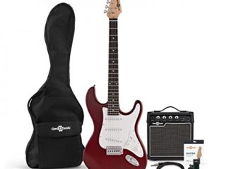 Set de Guitarra Eléctrica LA + Amplificador Rojo