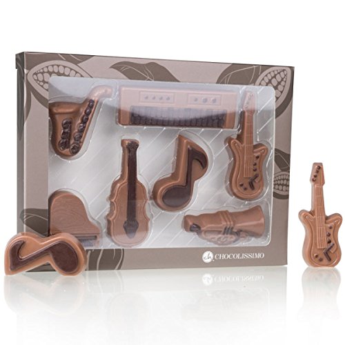 Set de música de chocolate - Instrumentos musicales de chocolate | Regalo para los amantes de la música | Regalo para músico | Idea de regalo | Cumpleaños | Navidad | Pascua | Niños | Adultos
