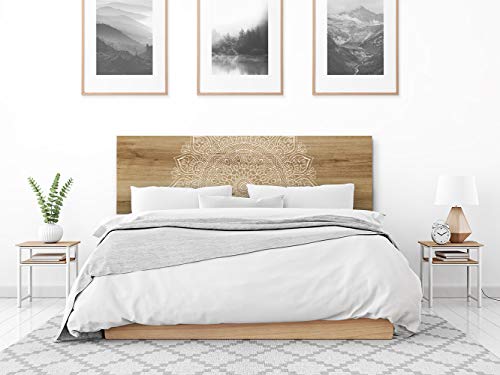 setecientosgramos Cabecero Cama PVC | Mándala | Varias Medidas | Fácil colocación | Decoración Dormitorio (150x60)