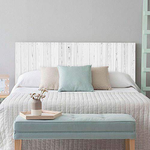 setecientosgramos Cabecero Cama PVC | Whitewood | Varias Medidas | Fácil colocación | Decoración Dormitorio (200x60cm)