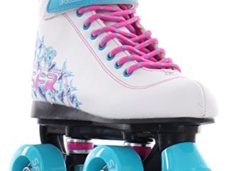 SFR Vision II Patines, Unisex niños, White/Blue, 34