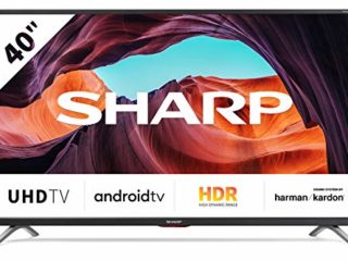 Sharp 40BL5EA - TV Android 40" (4K Ultra HD, 4 x HDMI, 3 x USB, Bluetooth), color negro