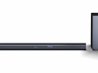 SHARP HT-SBW800 - Barra de Sonido con Subwoofer inalámbrico, Bluetooth, Sonido Surround 3D y experiencia 4K, HDMI ARC/CEC y Potencia Total de 570 W, Color Negro