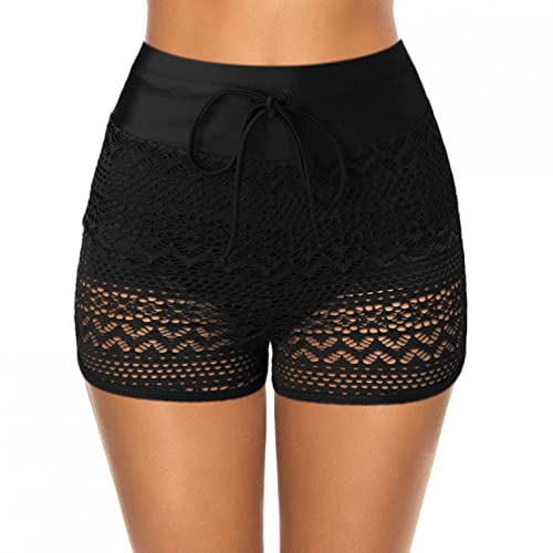 Shorts Deportivos Mujer Push Up Trajes de baño con Falda incorporada Boxer Shorts de Playa Talla Grande Niña Transpirables para Natación Playa Deportes Acuáticos Verano