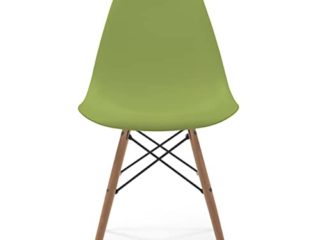 Silla de Comedor o Cocina de diseño nórdico-Scandi MAX Tower (Verde)