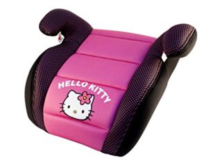 Sillita de auto Hello Kitty para niños, alzador - rosa y negro - 6 años o más