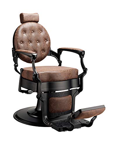 Sillón de barbero MAE BLACK