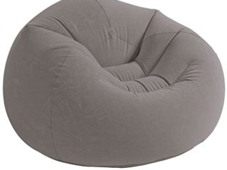 Sillón hinchable Beanless gris 114x114x71 cm INTEX
