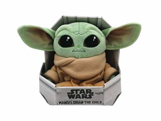Simba Toys Peluches Disney - Peluche de Baby Yoda de la Serie The Mandalorian de Star Wars, para Niños de todas las edades - 25 cm