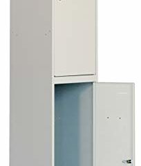 Simonrack - Taquilla desmontada, 1 cuerpo 2 puertas, Gris/Gris, 1800x300x500 mm