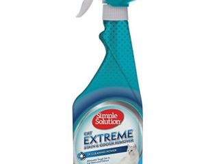 Simple Solution Extreme, quitamanchas y antiolores para gatos, Limpiador enzimático con un poder de limpieza 3X Pro-Bacterias - 500ml
