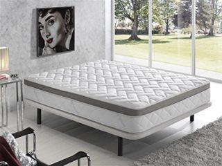 SIMPUR Relax | Colchón 135x190 cm | Viscoelástico Premium con Hilo DE Plata | Altura 25 cm | Gran Confort | Máxima Transpiración | Tejido antiestático Especial Silver Therapy | Reversible |Ortopédico