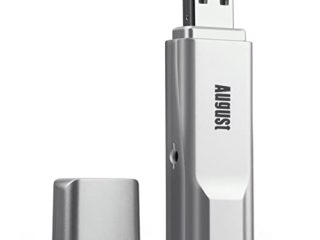 Sintonizador USB HD TV – August DVB-T210 – Ver televisión Digital Freeview en Full HD en computadoras portátiles y de sobremesa – Tarjeta de televisión Externa para Windows 10, 8, 7, Vista, XP