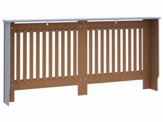 Sistema de Refrigeración de MDF, Práctica Cubierta de Radiador de MDF con Acabado de Laca a Base de Agua Multiusos para Sala de Estar
