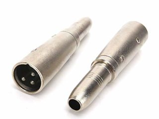 siyear profesional XLR 3 pines macho a 1/4 "6.35 mm Jack hembra estéreo Audio Micrófono Mic adaptador convertidor conector (2 unidades)