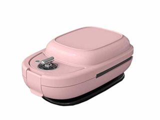 SJYDQ Sandwich multifunción Antiadherente Revestimiento pequeña máquina casera de la Cocina Desayuno máquina de Cocina máquina de los (Color : Pink)
