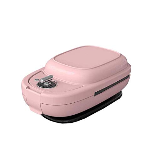 SJYDQ Sandwich multifunción Antiadherente Revestimiento pequeña máquina casera de la Cocina Desayuno máquina de Cocina máquina de los (Color : Pink)