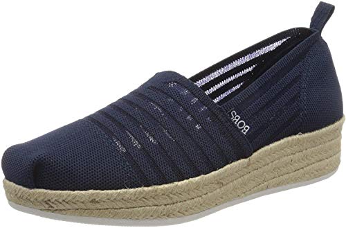 Skechers Highlights 2.0 HOMESTRETCH, Zapatillas Mujer, Azul Marino Diseñado Knit Nvy, 39 EU
