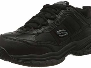 Skechers Soft Stride Grinnel, Zapato Industrial Hombre, Negro, 45 EU