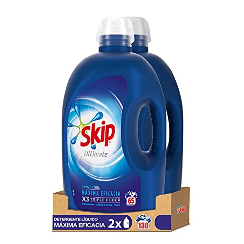 Skip Ultimate Detergente Líquido Máxima Eficacia 65 lavados - Pack de 2