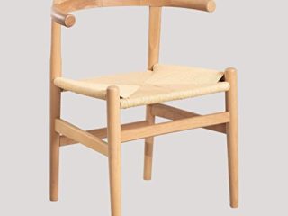 SKLUM Silla de Comedor en Madera New Noel Madera de Haya - Papel Trenzado Madera Natural - (Elige Color)