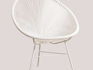 SKLUM Silla New Acapulco White Polietileno - Acero Mate Blanco