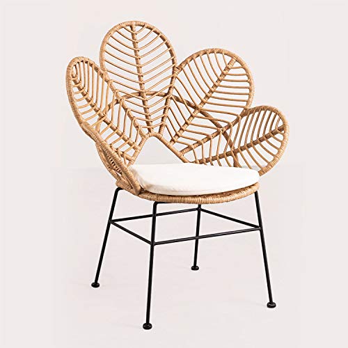 SKLUM Sillón en Mimbre Sintético Rinum Mimbre Sintético Natural