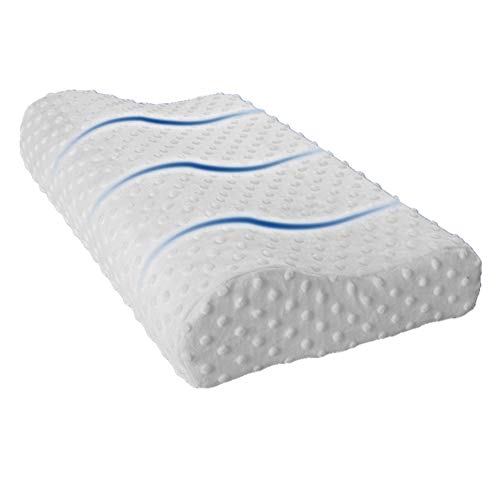 Sleep Dream Almohada, Almohada Cervical Viscoelastica, Almohada Ergonómica, Almohada Ortopedica Diseño Terapéutico Reduce Dolores Cuello para Todos Los Durmientes,35 * 55cm