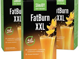 SlimJOY FatBurn XXL - con L-Carnitina y Guaraná - El nuevo quemagrasas 4 en 1 de Sensilab