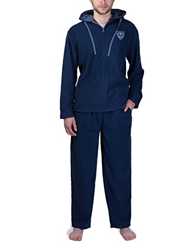 SLOUCHER - Chándal Polar de Hombre para Estar en casa, Color:Azul Marino, Größe Textil:XXL