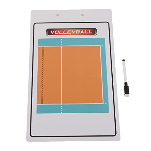 SM SunniMix Tablero de Entrenamiento de Baloncesto Portapapeles de Entrenadores Universales - Voleibol, Tal como se Describe