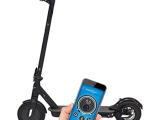 SmartGyro Baggio 10 V4 - Patinete Eléctrico Scooter de Batería, Motor de 500W, App para Smartphone, Ruedas de 10" Neumáticas, Plegable, Batería de 8.8 Ah, Negro
