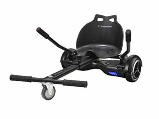 SMARTGYRO Go Kart Pro Black - Asiento Kart para patín eléctrico, Convierte tu Hoverboard en un Kart, Universal, Color Negro