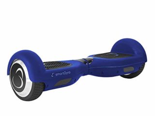 SmartGyro X2 UL Blue - Patinete Eléctrico Hoverboard, 6,5", antipinchazos, LEDS, Batería de Litio 36V, Autonomía de 10Km, Self Balancing, Monopatín Eléctrico Auto Balanceo, Color Negro